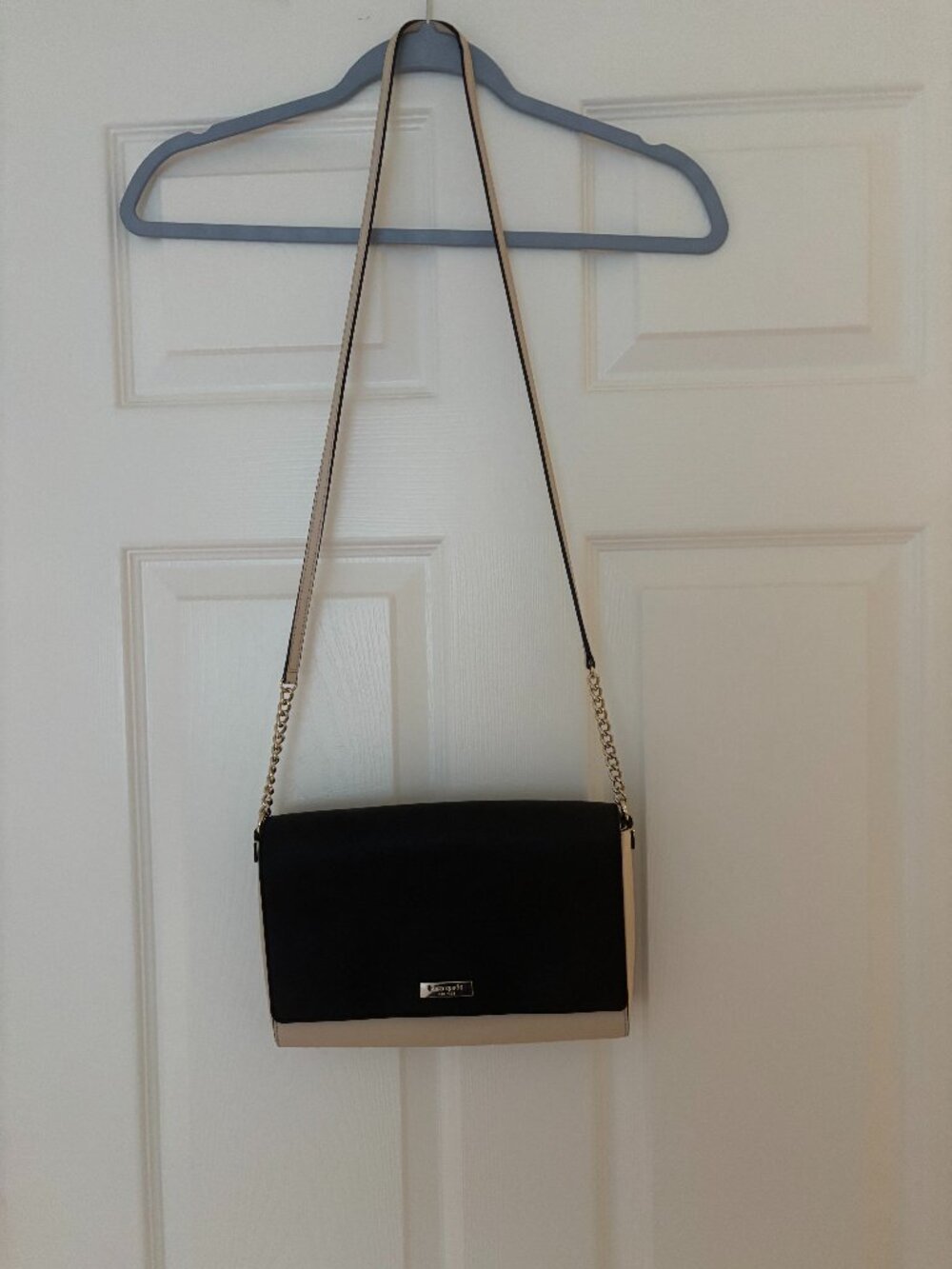 Kate Spade Black Cream Colorblock Crossbody Bag